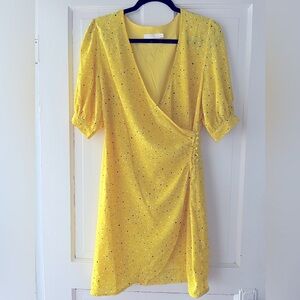LUSH MINI WRAP DRESS